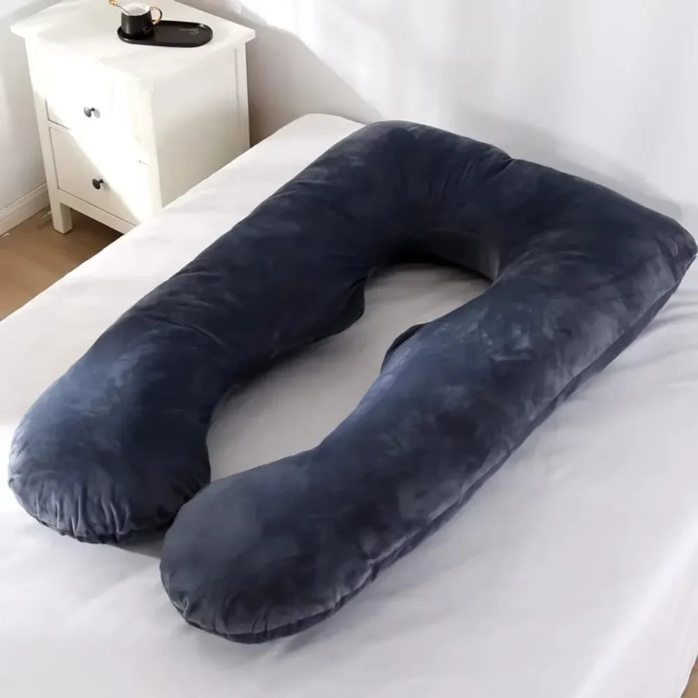 U Shaped Pregnancy Pillow With Full Body And Lumbar Support